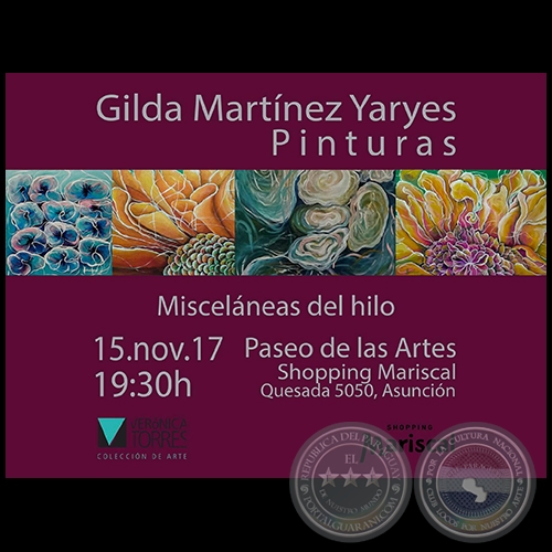 Miscelneas del Hilo - Artista:  Gilda Martnez Yaryes - Mircoles, 15 de Noviembre de 2017